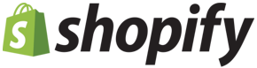 The Shopify "wordmark" logo.