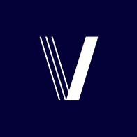 The Visualsoft "V" logo on a dark blue background.